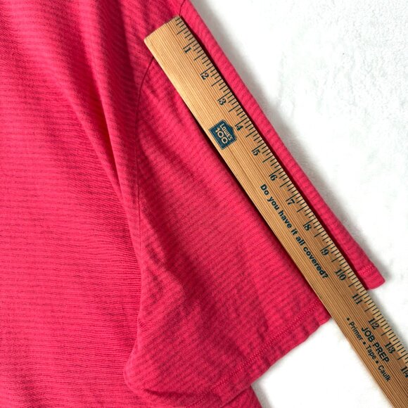 Tommy Bahama Schooner Stripe Short Sleeve Pocket Henley T Shirt XXXL 3XL Red - Picture 6 of 6